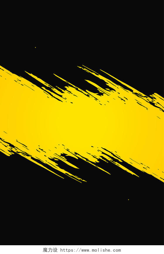 黄色涂鸦黑色背景图